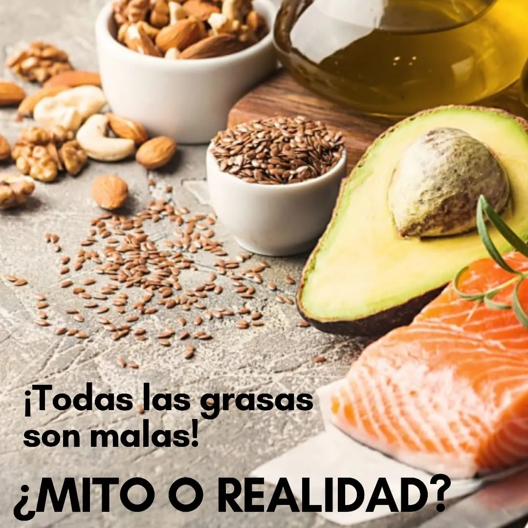 TODAS LAS GRASAS SON MALAS, ¿MITO O REALIDAD?